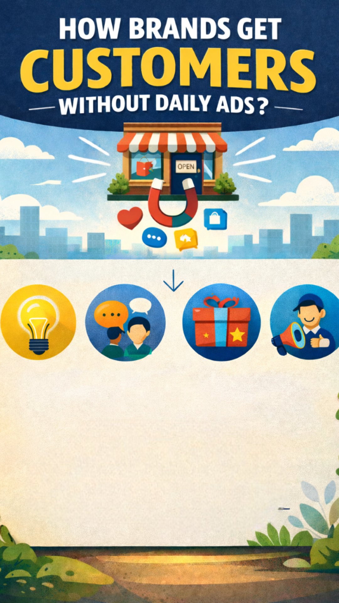 How Brands Get Customers Without Daily Ads?